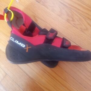 Climb X Red and Black Climbing Shoes